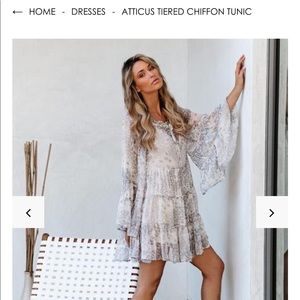 Vici Collection Atticus Chiffon Dress